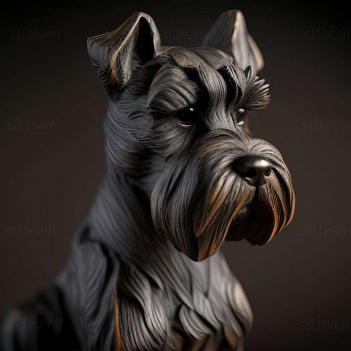 Zwergschnauzer dog